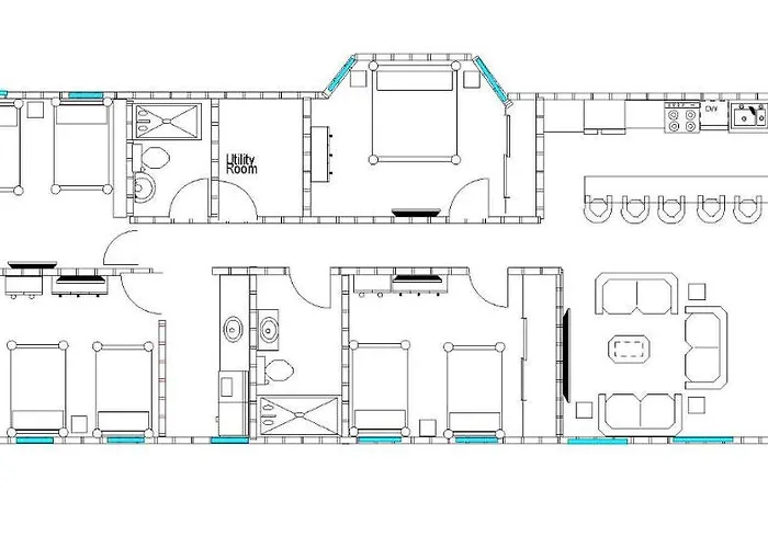 Inspiring Grotto Sleeps 10-20 Free Tv & Parking *